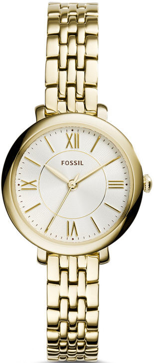Correa de reloj Fossil ES3798 Acero inoxidable Chapado en oro 10mm